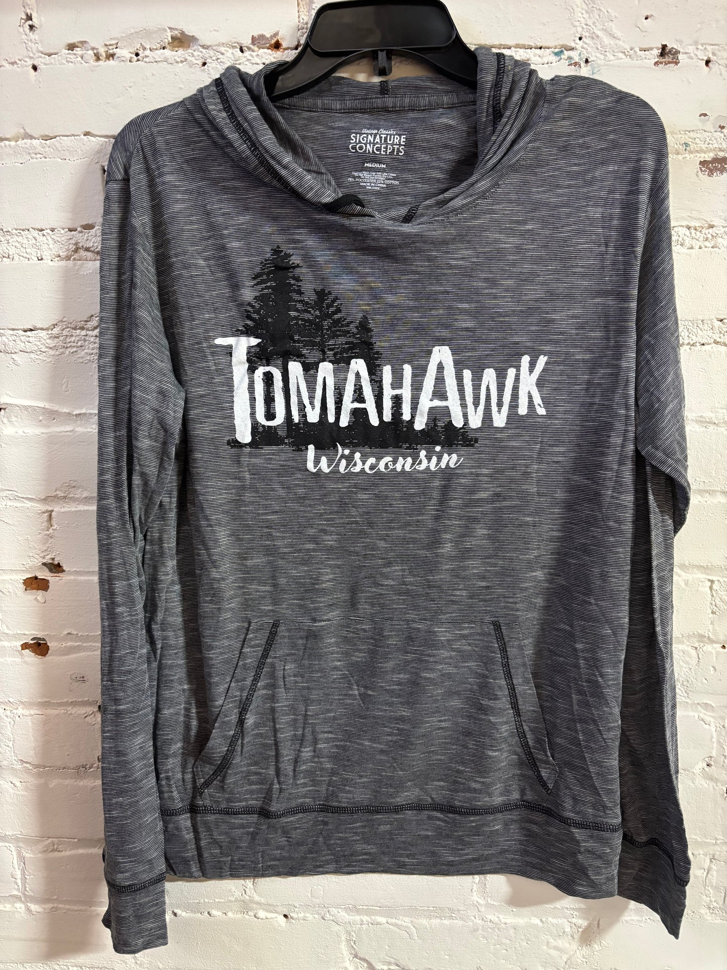 Tomahawk Trees Lightweight Long Sleeve Hoodie