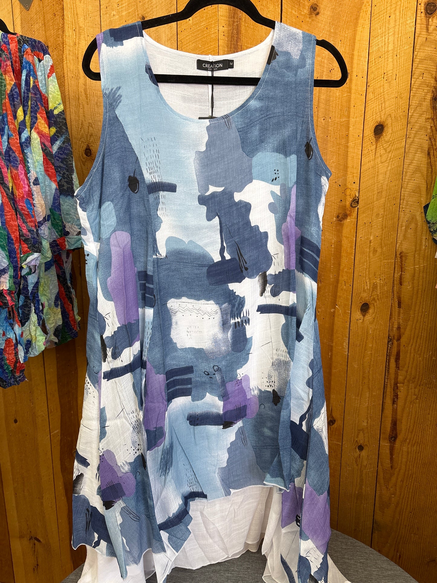 Gauze Print Dress