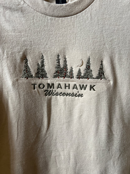 Tomahawk Embroidered Trees T-Shirt