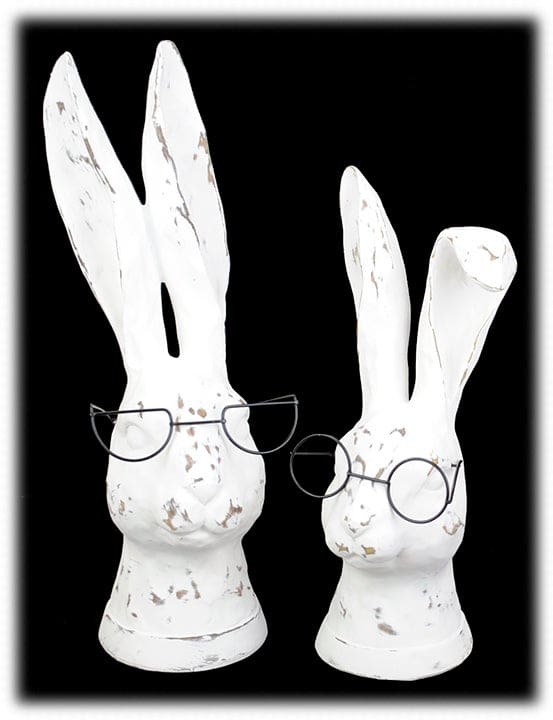 Bunny Head With Glasses