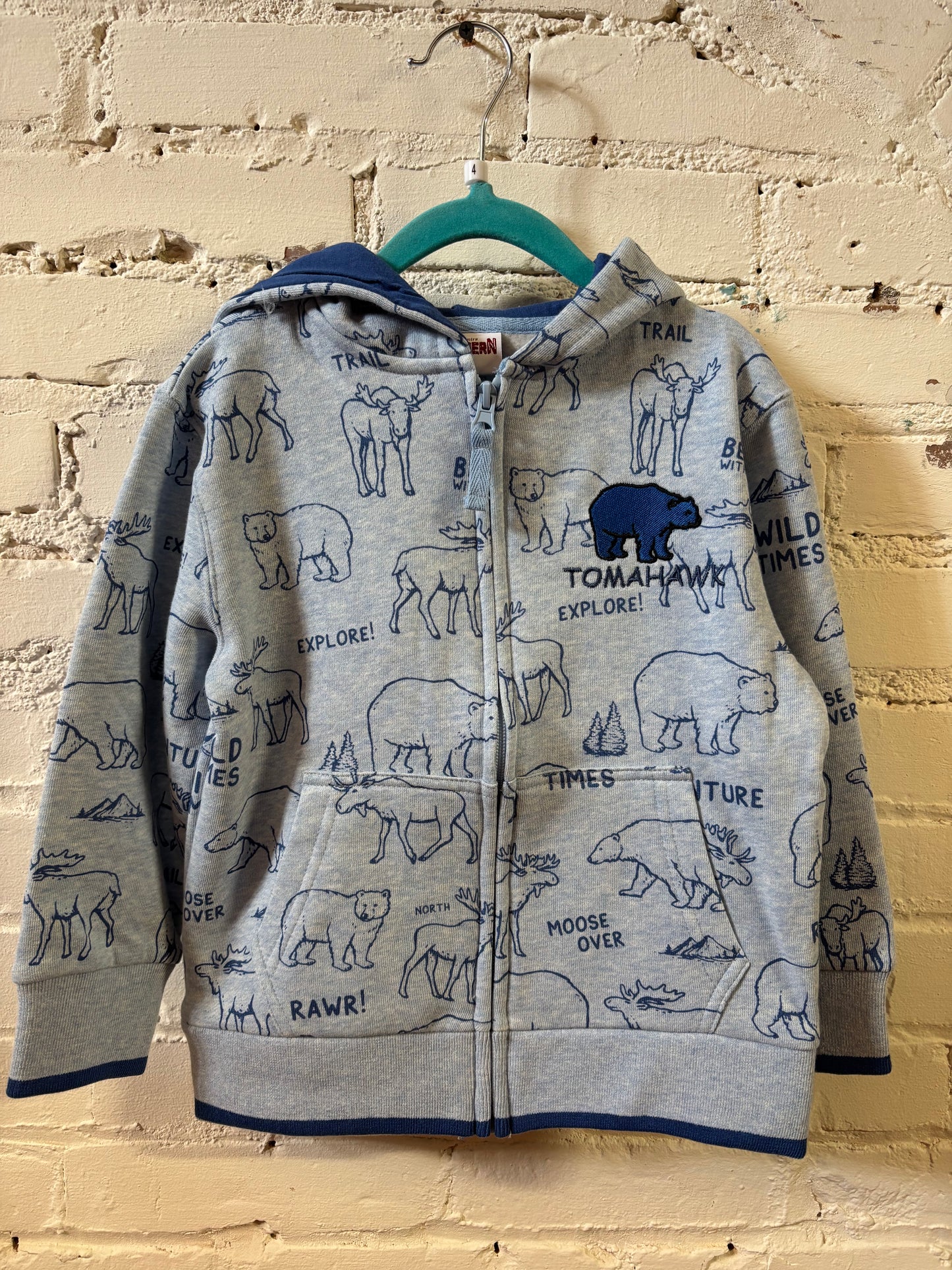 Toddler Tomahawk Outdoor Full Zip Hoodie