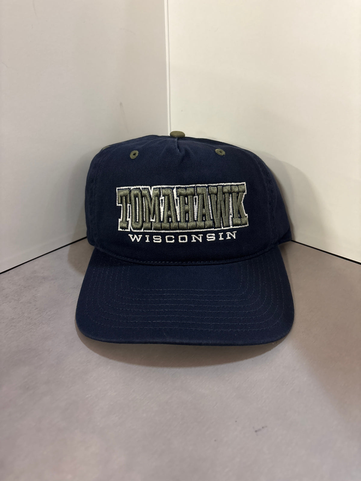 Tomahawk Wisconsin Embroidered Snapback Hat