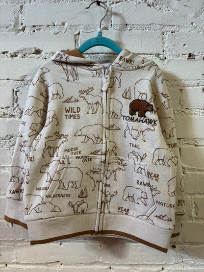 Toddler Tomahawk Outdoor Full Zip Hoodie