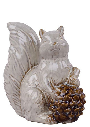 Glazed Squirrel With Pinecone