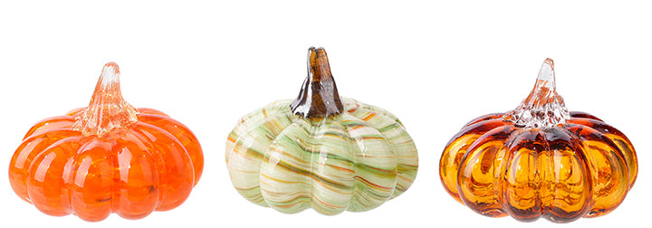 Glass Blown Pumpkins