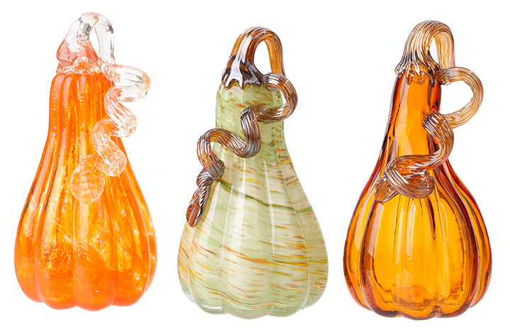 Blown Glass Pumpkin
