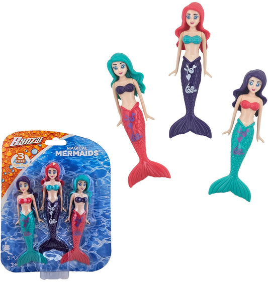 Magical Mermaid Dive Toys - 3 Piece Set