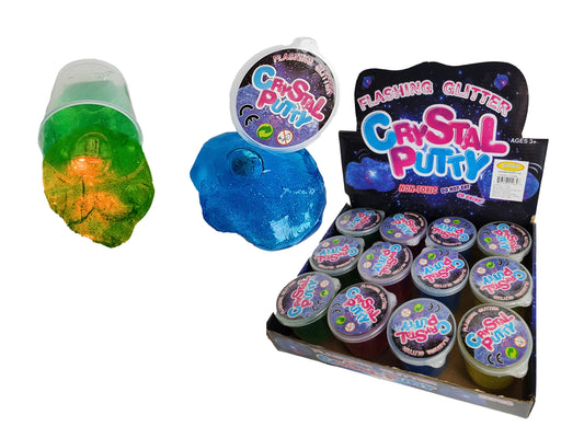 Crystal Glitter Slime W/ Light