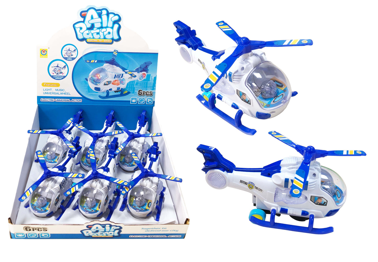 Bump & Go Air Patrol With Light & Sound