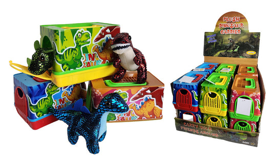 Plush Dinosaur With Carrier