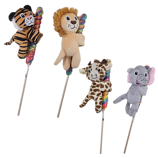 Plush Zoo Slap Bracelet w/ Rainbow Twister Pop