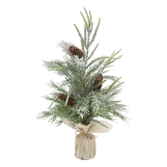 Wispy Fir and Pinecone Tree