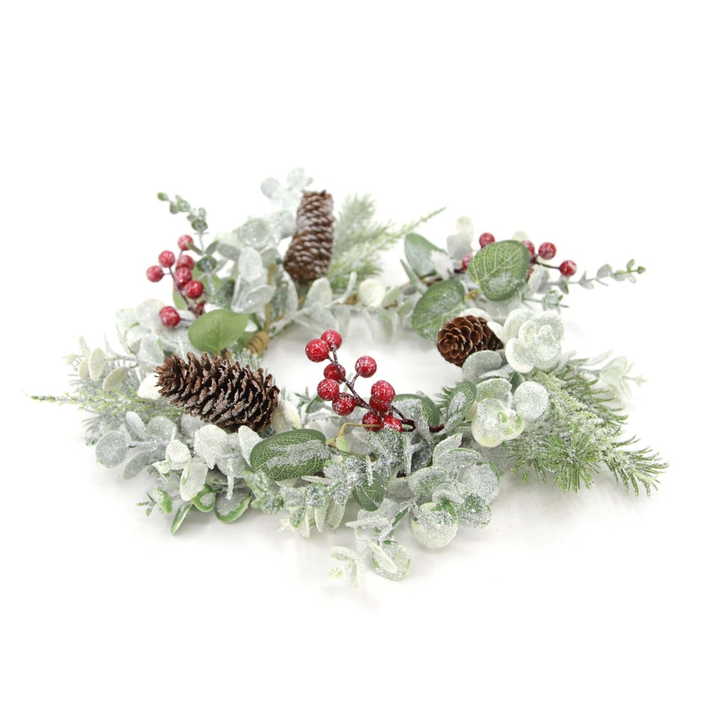 Frosted Eucalyptus Berry Ring
