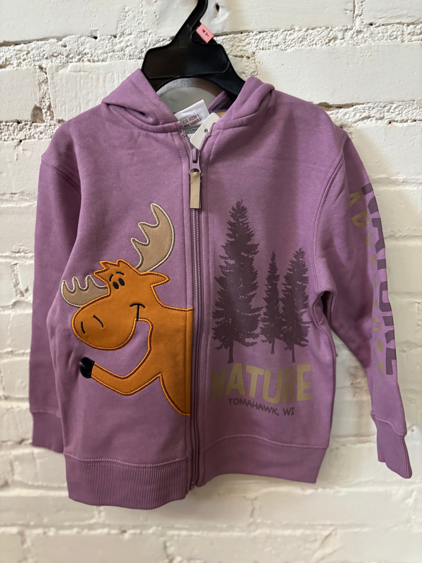 Kid's Full Zip Hooded Sweatshirt