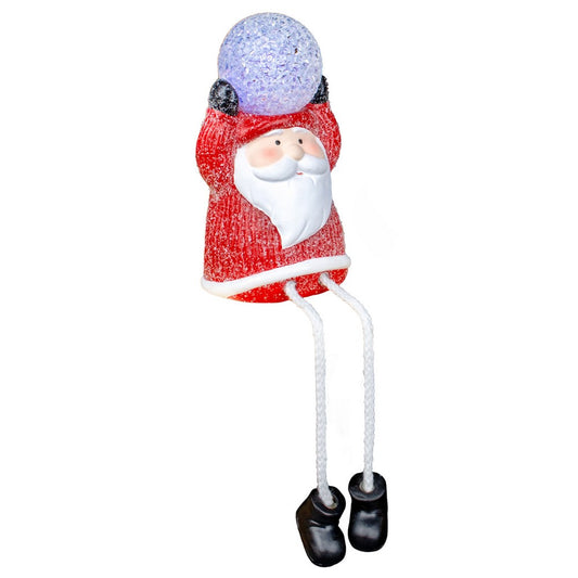 Shelf Sitter With LED Snowball