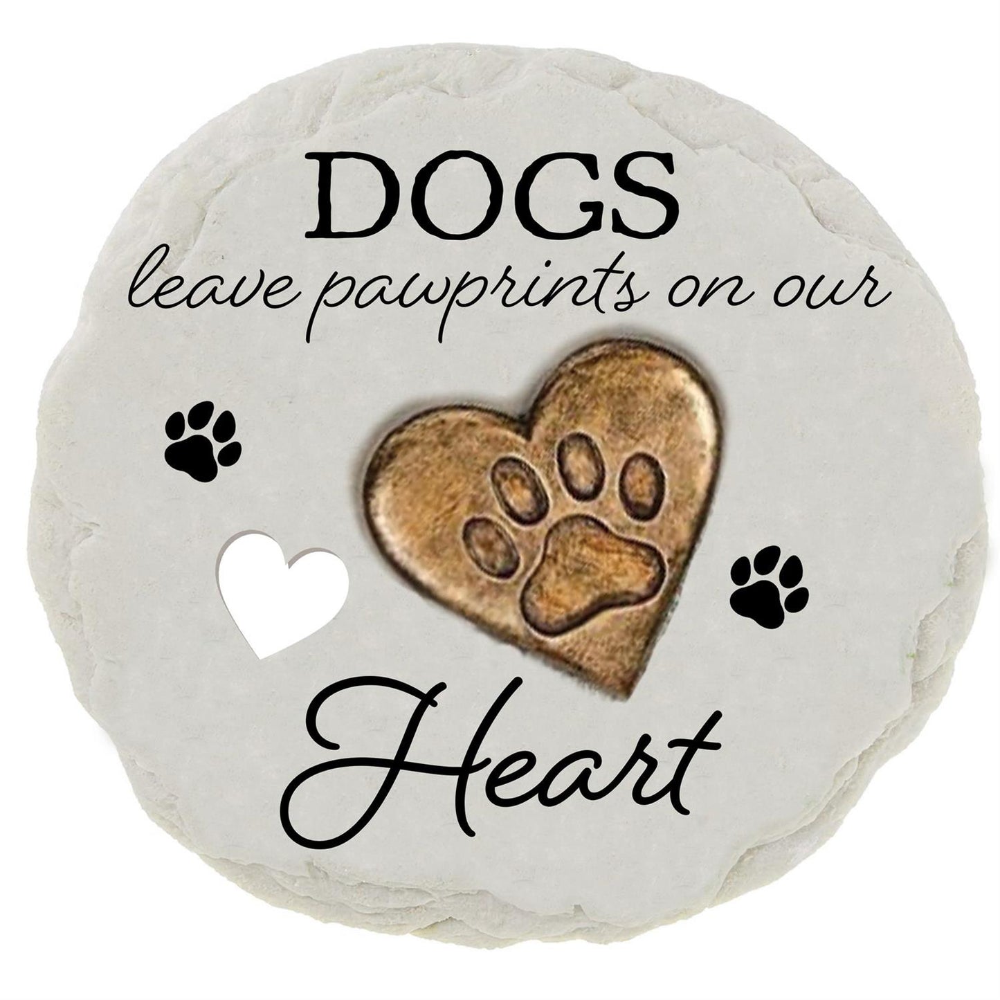 Pawprints On Our Hearts Memorial Garden Stones