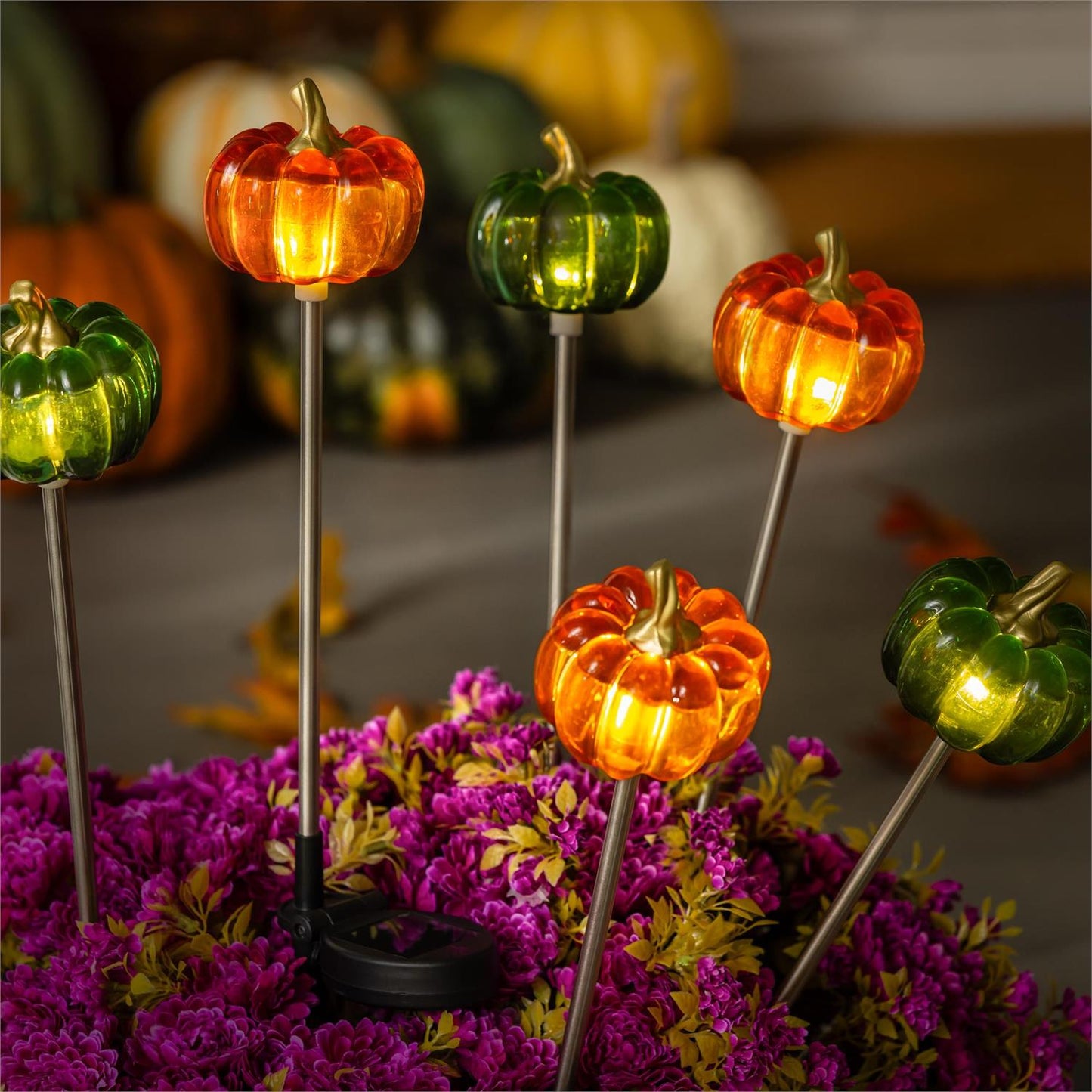 Harvest Blossom Garden Stake - 24"H