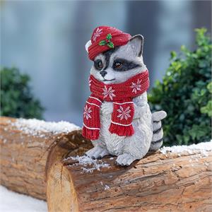 Winter Grove Christmas Raccoon