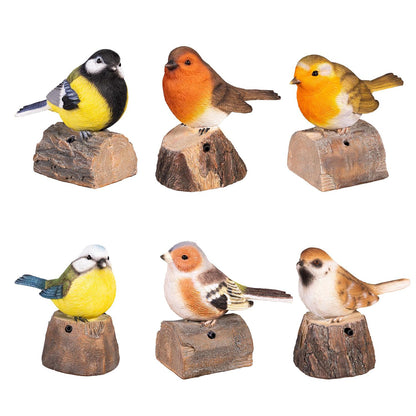 Motion Activated Chirping Bird Decor