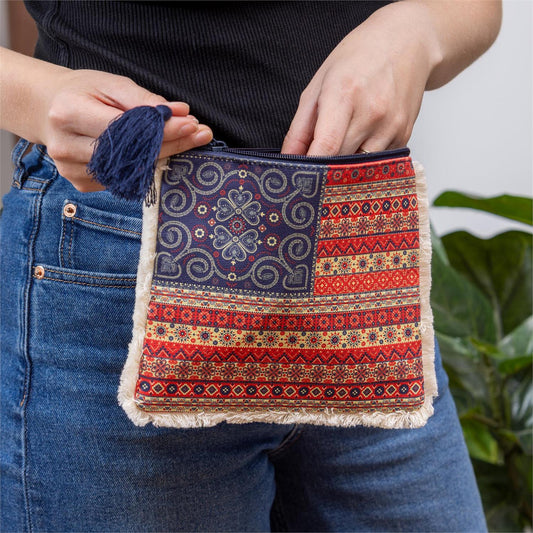 Americana BOHO Zipper Pouch