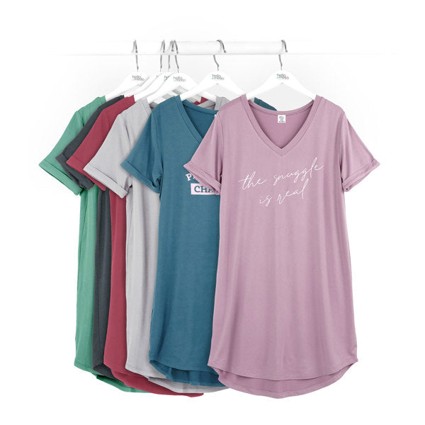 Hello Mello V-Neck Sleep Shirt