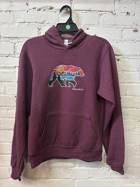 Embroidered Bear Hoodie