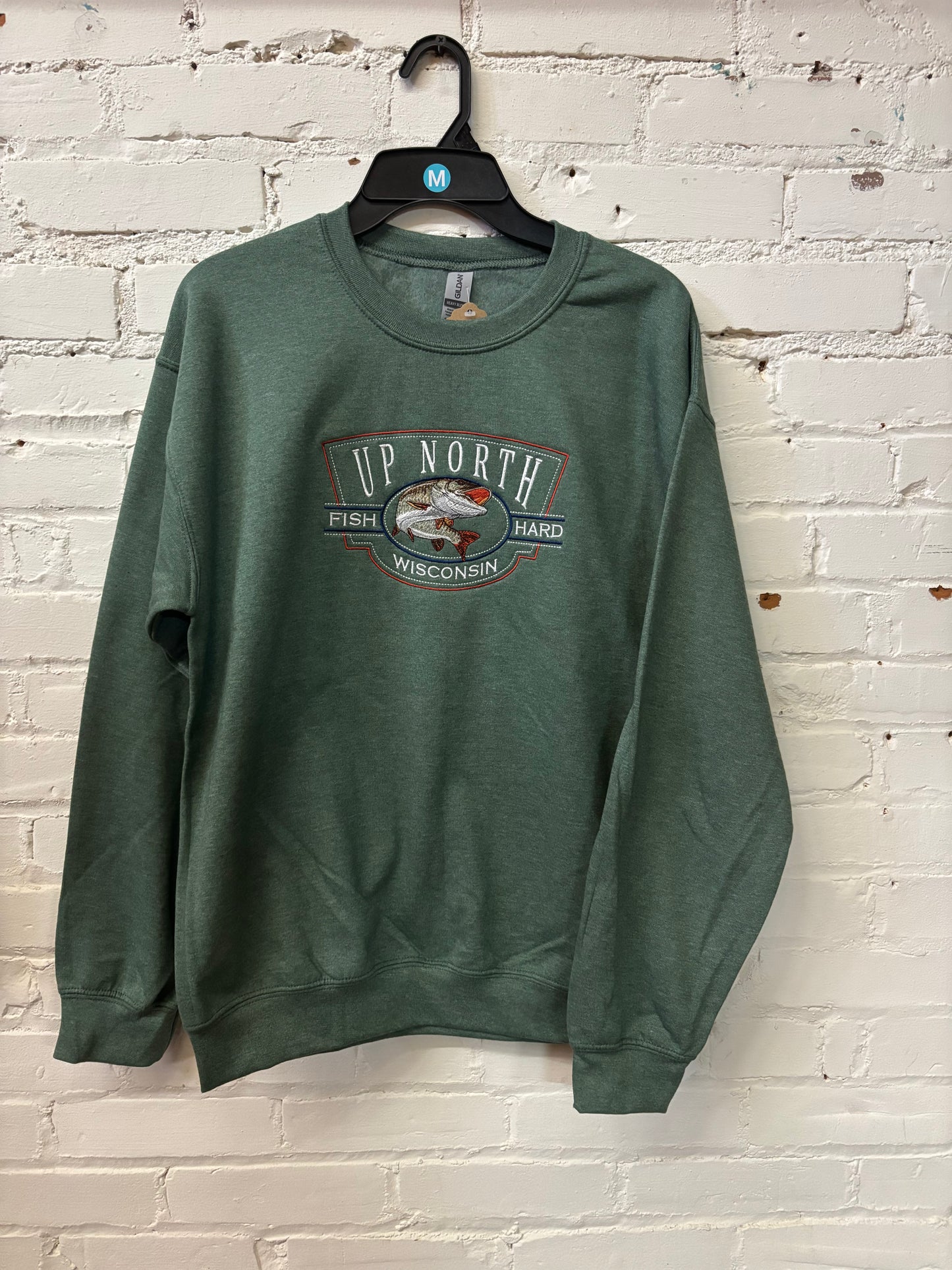 Up North Fish Hard Musky Crewneck