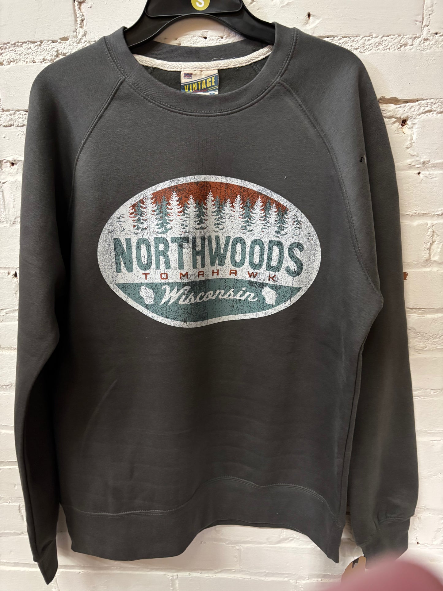 Northwoods Tomahawk Vintage Fleece Crewneck