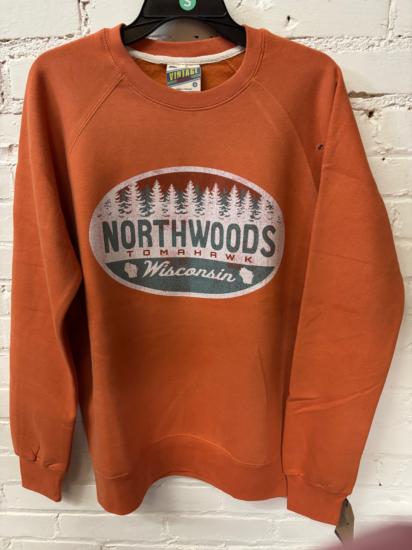 Northwoods Tomahawk Vintage Fleece Crewneck