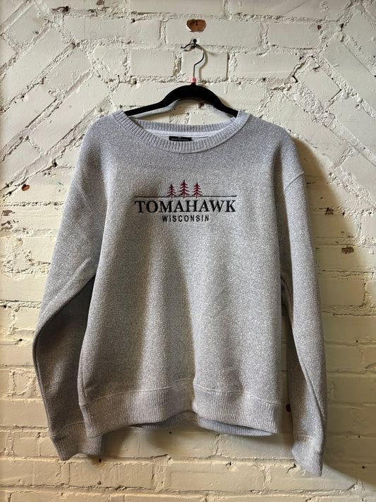 Tomahawk Red Trees Crewneck