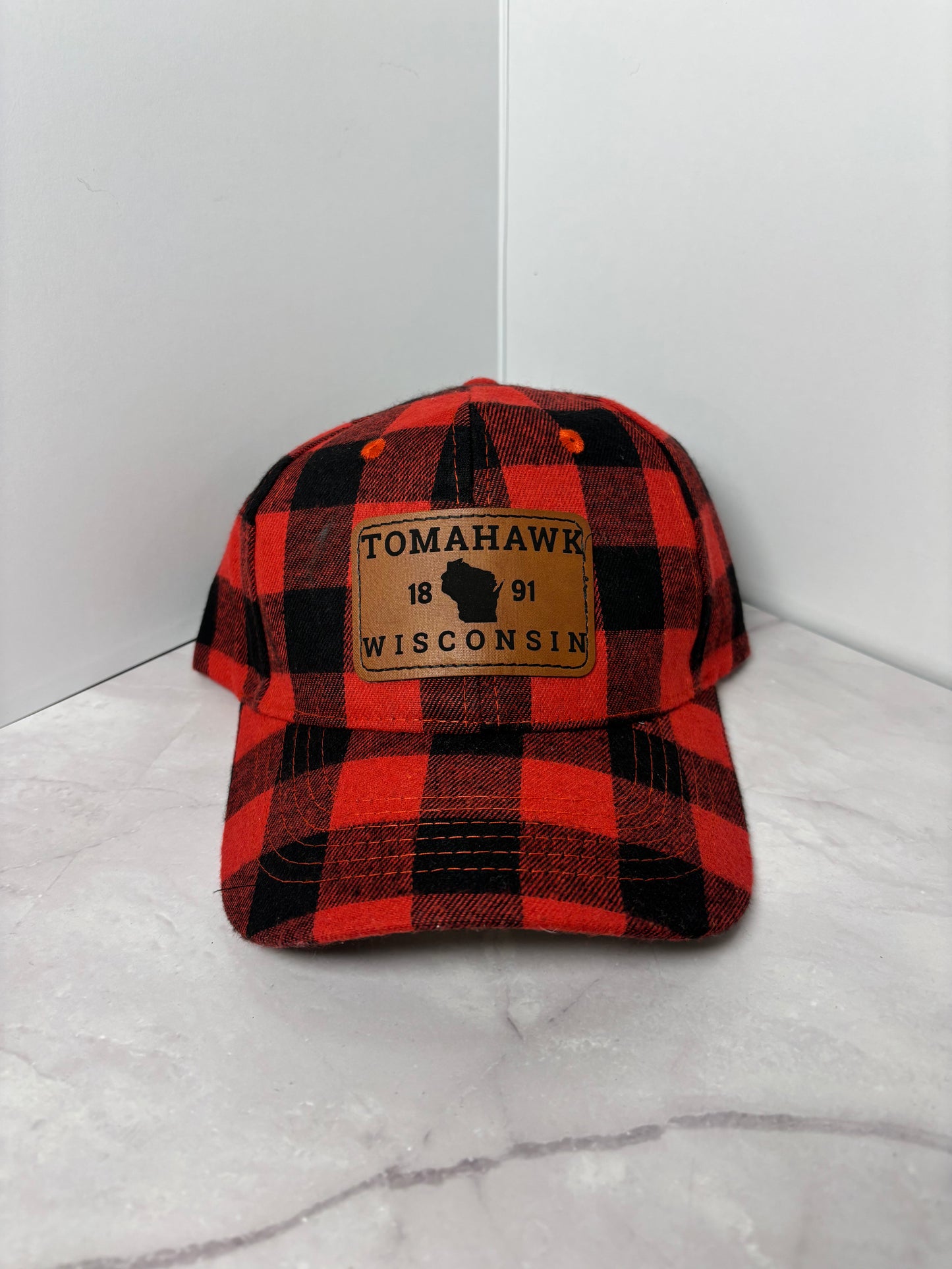 Tomahawk 1891 Rectangle Leather Patch Baseball Cap