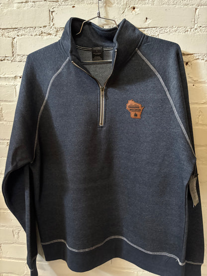 Tomahawk Leather Patch 1/4 Zip