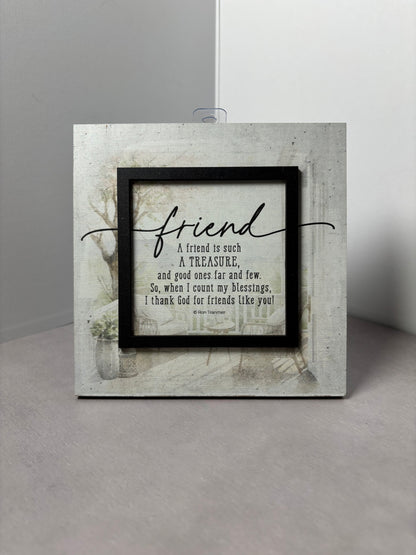 Layered Grace Plaque