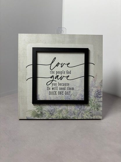 Layered Grace Plaque