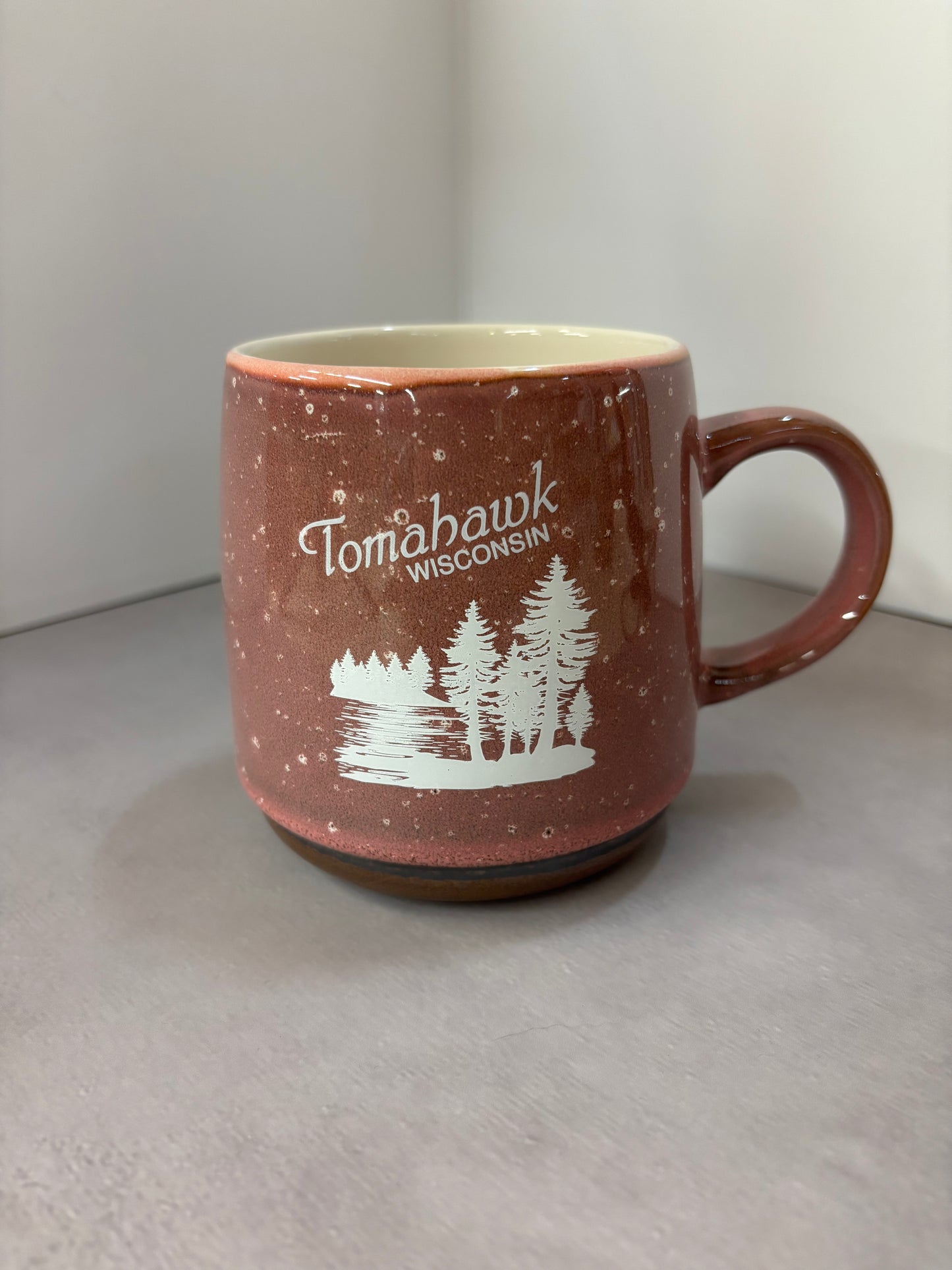 Glazed Lake Scene Tomahawk Mug
