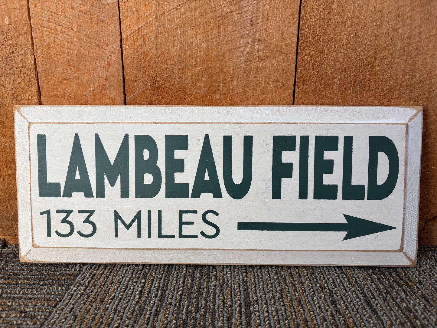 Mile Marker Sign Lambeau Field