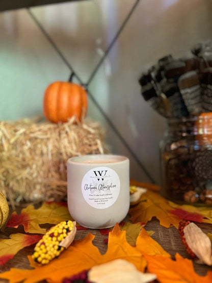 Wick Sister's Fall Collection Concrete Candles