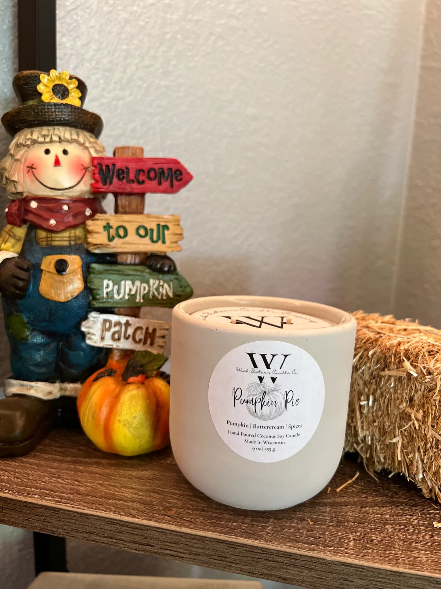 Wick Sister's Fall Collection Concrete Candles