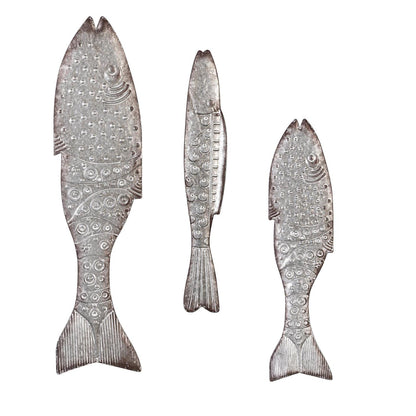 Galvanized Metal Fish Wall Art