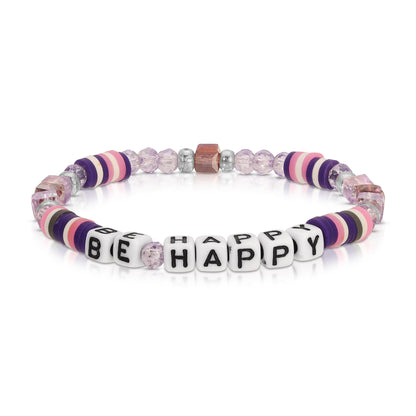 Kids Colorful Words Bracelets