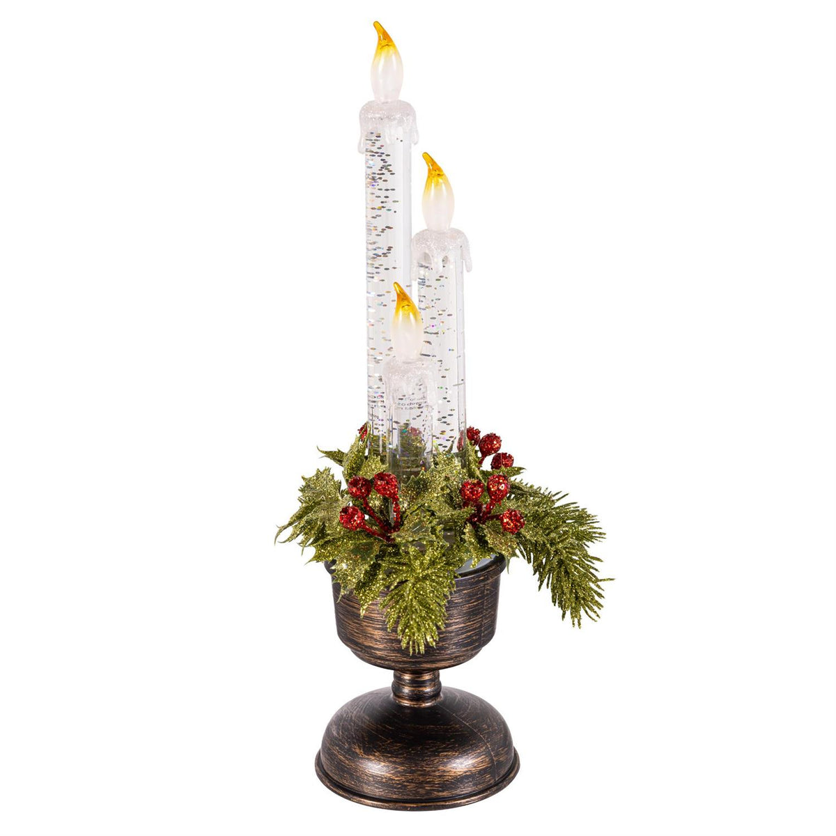 Holly Homestead LED Water Lantern Candle Table Decor