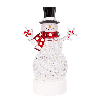 Heartfelt Cheer LED Acrylic Coloring Changing Snowman