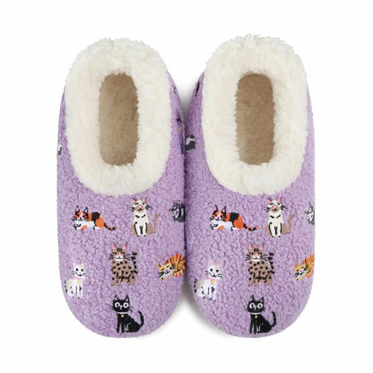 Snoozies Womens Embroidery Slippers