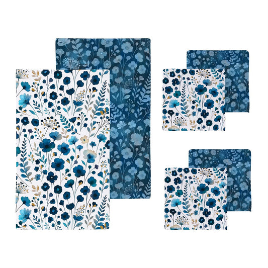 Quick Dry Gift Set - 1 Kitchen Towel and 2 Dish Cloth