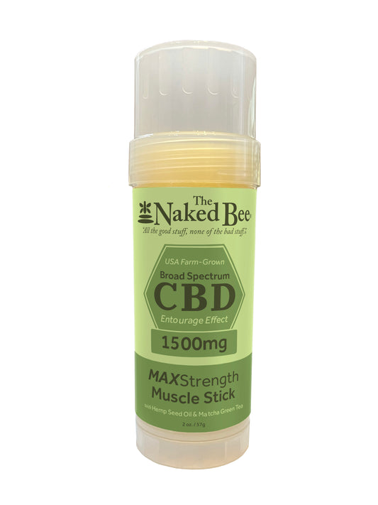 Naked Bee Broad Spectrum CBD Muscle Stick