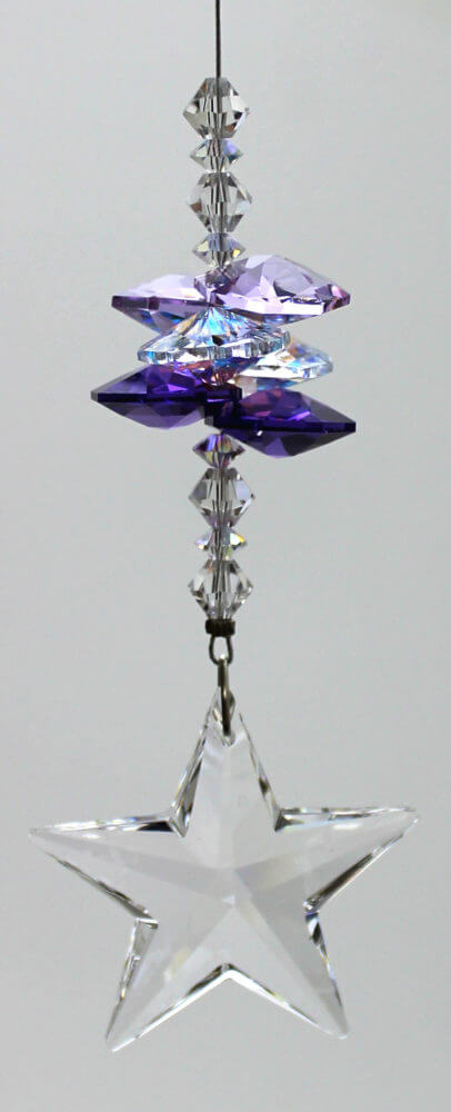 Silver Deer Crystal Suncatchers