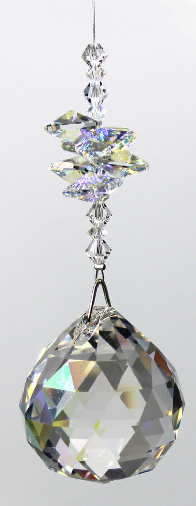Silver Deer Crystal Suncatchers