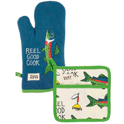 LazyOne Oven Mitt and Pot Holder