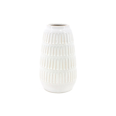 Large White Ceramic Vase