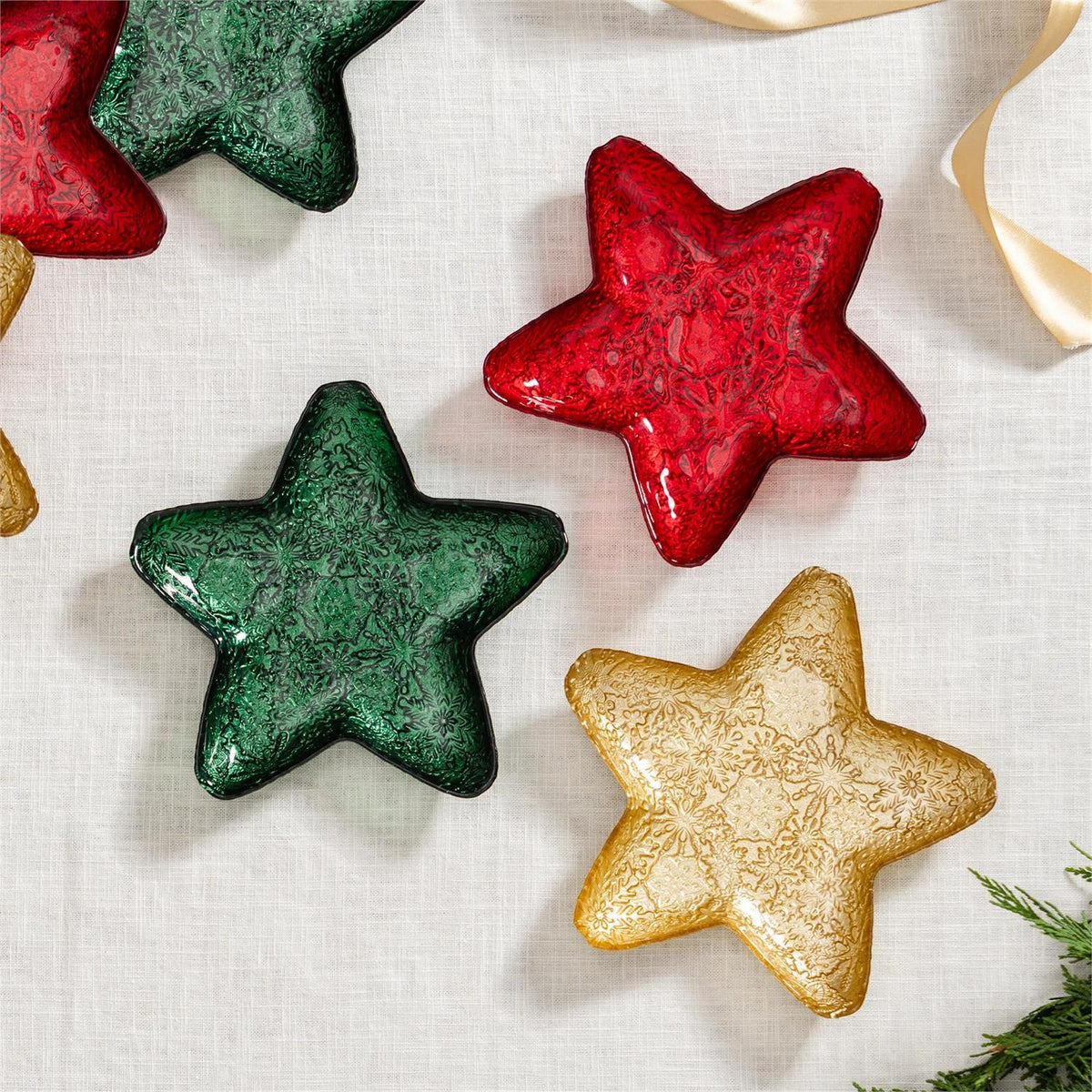 Heartfelt Cheer Glass Star Plate